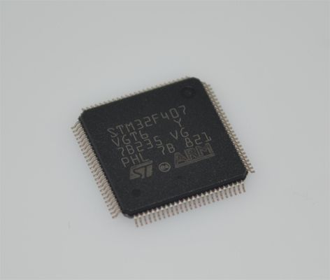 STM32F407VGT6 168MHz Cortex-M4 MCU 1MB Flash 192KB RAM 17 Timers LQFP-100 -40°C to +85°C
