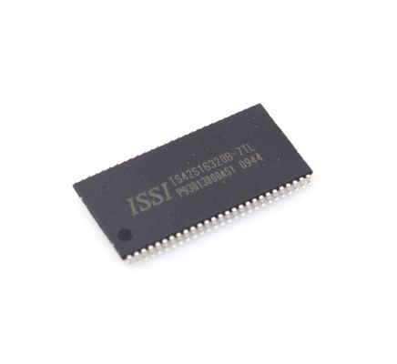 IS42S16320B-7TL SDRAM 64Mb ความหนาแน่น 166MHz ความเร็ว 3.3V การดําเนินงาน 16Mx16 องค์กร LVTTL อินเตอร์เฟซ อุตสาหกรรม อุณหภูมิ (-40 ° C ~ 85 ° C) แพคเกจ TSOP-II หนาแน่น ความน่าเชื่อถือสูง