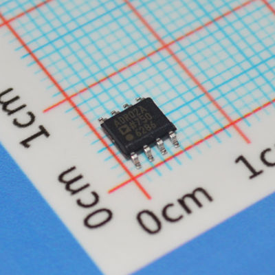 ADR02ARZ ความแม่นยํา 5.0V ความดันอ้างอิง ความรบกวนต่ําสุด 4μVpp 0.02% ความแม่นยําเริ่มต้น 3ppm/°C ความเคลื่อนไหว 10mA ผลิต 1.2V ถึง 15V ระยะ