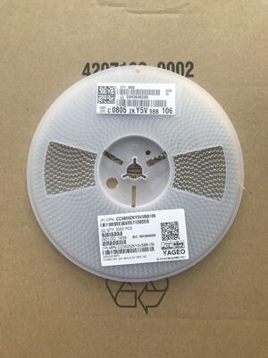 ความจุสูง 10μF 0805 MLCC 5.5V เรตติ้งขนาดเล็กมาก ขนาดต่ํา ESR / ESL Y5V ความสามารถไฟฟ้าไดเอเล็คทริกความถี่สูง ประหยัดดี เหมาะสําหรับการแยกและการเก็บความสะดวกในอิเล็กทรอนิกส์พกพา