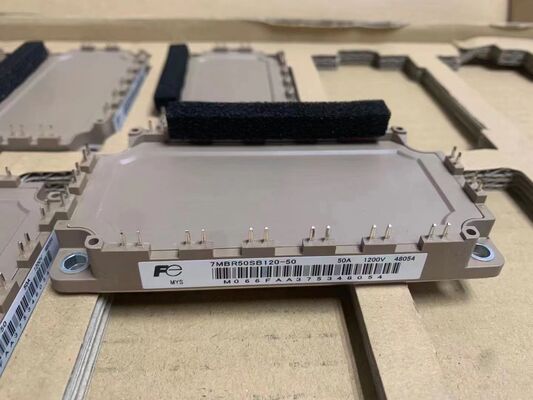 7MBR50SB120-50 1200V 50A โมดูล PIM รวม Rectifier เบรกและอินเวอร์เตอร์ สูญเสียน้อย ฉนวนสูงในตัว NTC แพ็คเกจขนาดกะทัดรัด สำหรับไดรฟ์มอเตอร์ขนาดกะทัดรัด