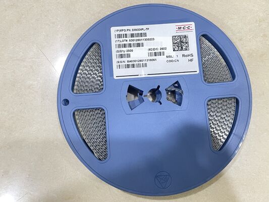 SM4004PL-TP 400V 1A ไดโอดอเนกประสงค์ VF ต่ำ 1.1V การรั่วไหลต่ำ 5µA การกระชากสูง 30A SOD-123FL -65°C ถึง 175°C เป็นไปตามข้อกำหนด RoHS สำหรับแหล่งจ่ายไฟและไฟ LED