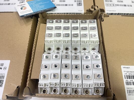 TT120N16SOFHPSA1 SCR โมดูล 1600V Vdrm 120A Itav ความดันติดต่อไฟกระชากสูง low loss เกรดอุตสาหกรรมสำหรับ power control