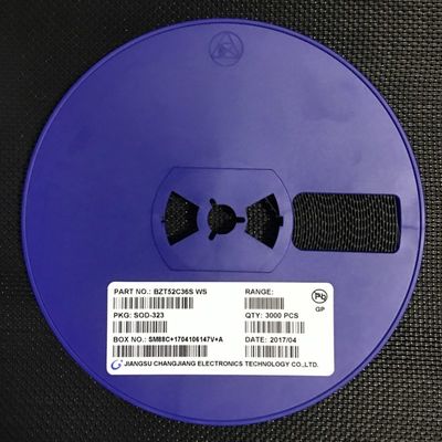 BZT52C36S 36V Zener Diode 500mW พลังงาน ± 5% ความอดทน SOD-323 แพ็คเกจขนาดเล็ก ต่ํา ZZT and ZZK, เหมาะสําหรับการกําหนดความกระชับอัดและป้องกันการกระชับอัด