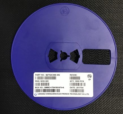 BZT52C36S 36V Zener Diode 500mW พลังงาน ± 5% ความอดทน SOD-323 แพ็คเกจขนาดเล็ก ต่ํา ZZT and ZZK, เหมาะสําหรับการกําหนดความกระชับอัดและป้องกันการกระชับอัด