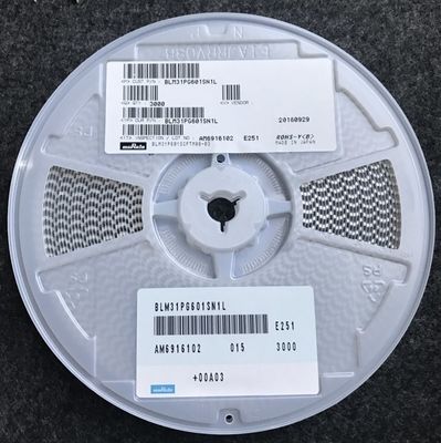 BLM31PG601SN1L 600Ω Ferrite Bead 1206 ขนาด 3A ปัจจุบันระดับสูง ความขัดขวางสูง@100MHz AEC-Q200 -55°C ถึง +125°C