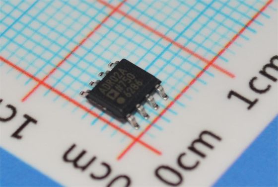 ADR02ARZ ตัวอ้างอิงแรงดันไฟฟ้าแม่นยำ 5.0V ±0.04% ความแม่นยำ 3ppm/°C Drift เอาต์พุต 10mA SOIC-8 -40°C ถึง +125°C