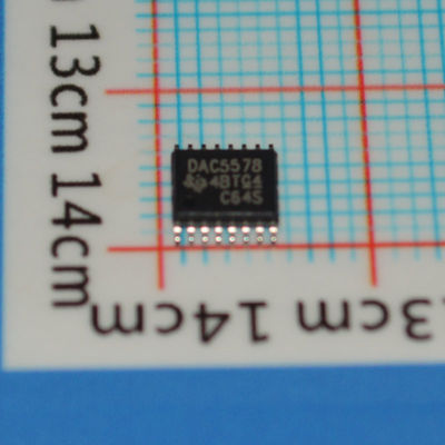 DAC5578SPWR 8-Ch 8-bit DAC อินเทอร์เฟซ I2C 2.7-5.5V, ใช้พลังงานต่ำ 0.4mA, ±1LSB INL TSSOP-16 -40°C ถึง +105°C
