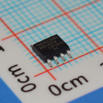 FM24CL64B-GTR 64Kb FRAM I2C 1MHz 10^14 ความทนทาน 151yr การเก็บรักษา ไม่มีการล่าช้า เขียน 3.6V แม็กซ์, SOIC-8 -40°C ~ 85°C