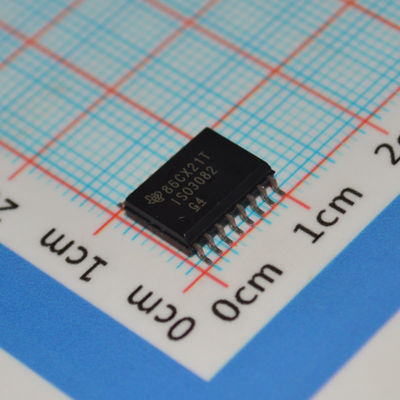 ตัวรับส่งสัญญาณ RS-485 ISO3082DWR 3V-5.5V ±15kV ESD 25Mbps ภาระโหลด 1/8 หน่วย SOIC-16 -40°C ถึง +85°C
