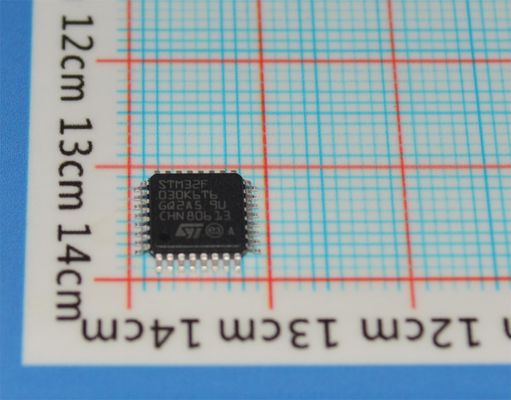 STM32F030K6T6 ไมโครคอนโทรลเลอร์ Cortex-M0 48MHz หน่วยความจำแฟลช 32KB RAM 4KB ADC 12 บิต 16 GPIOs LQFP-32 2.4-3.6V -40°C ถึง +85°C ประหยัดค่าใช้จ่าย