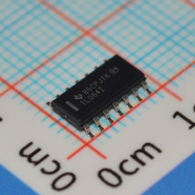 TL064IDR ออปแอมป์ JFET สัญญาณรบกวนต่ำแบบ Quad แบนด์วิดท์ 1MHz แหล่งจ่ายไฟ ±18V ไบอัสอินพุต 5pA ออฟเซ็ต 10mV SOIC-14 -40°C ถึง +125°C เกรดอุตสาหกรรม