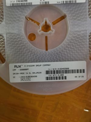 08055C224JAT2A 220nF MLCC 50V, X7R ± 5% Tol 0805 -55°C ถึง +125°C ESRต่ํา
