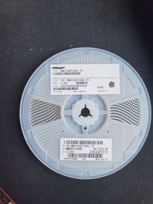 GMK316AB7106KL-TR 10μF 16V MLCC X5R 1206 ±10% Tol Low ESR -55°C ถึง +85°C AEC-Q200