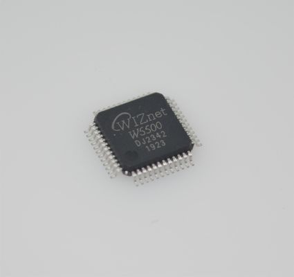 W5500 แฮร์ดไวด์ TCP/IP ชิป SPI อินเตอร์เฟซ 10/100Mbps Ethernet 32KB บัฟเฟอร์ 3.3V -40°C ถึง +85°C