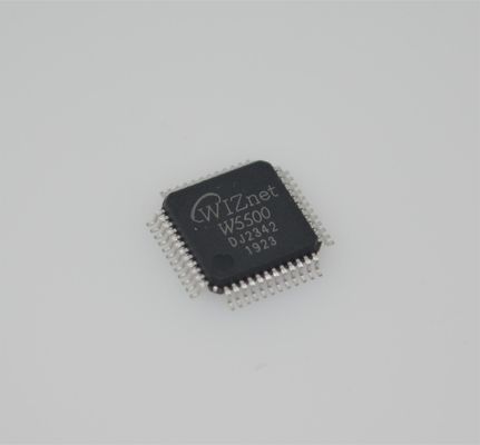 W5500 แฮร์ดไวด์ TCP/IP ชิป SPI อินเตอร์เฟซ 10/100Mbps Ethernet 32KB บัฟเฟอร์ 3.3V -40°C ถึง +85°C