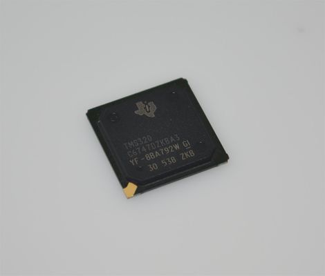 TMS320C6747DZKBA3 DSP แบบ Dual-Core 456MHz 3648MBPS 32KB L1 Cache 256KB RAM BGA-256 -40°C ถึง +100°C Industrial DSP