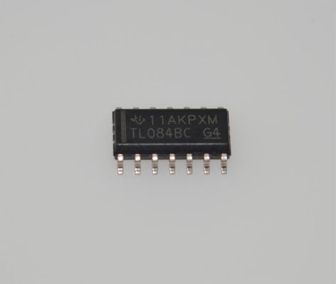 TL084BCDR Quad JFET-Input Op Amp 4MHz ความกว้างแบนด์ 13V/μs อัตราการสล็อว์ ± 18V การให้บริการ 3pA ความคัดค้านการเข้า SOIC-14 -40°C ถึง +125°C