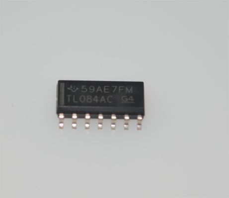 TL084ACDR Quad Precision JFET Op Amp แอมพลิฟายเออร์ปฏิบัติการ JFET ความแม่นยำแบบ Quad แบนด์วิดท์ 4MHz อัตราการหมุน 13V/μs แหล่งจ่ายไฟ ±18V อคติอินพุต 3pA SOIC-14 -40°C ถึง +125°C