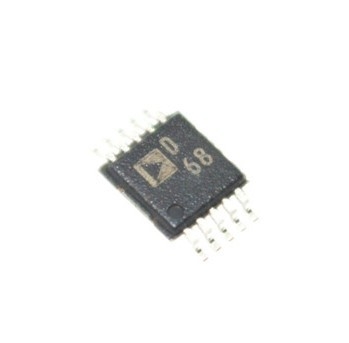 AD9833BRMZ โปรแกรม DDS 12.65MHz นาฬิกา 0-12.5MHz Output SPI Interface, 2.3-5.5V, MSOP-10, -40°C ถึง +105°C