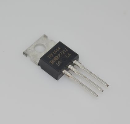 IRF1404PBF 40V 162A N-Channel MOSFET พร้อม RDS(on) ต่ำพิเศษ 1.7mΩ แพ็คเกจ TO-220 ทดสอบ Avalanche 100% สวิตชิ่งเร็ว ความหนาแน่นพลังงานสูง และความน่าเชื่อถือระดับอุตสาหกรรม