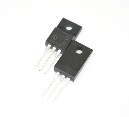 IPA60R360P7SXKSA1 600V CoolMOS™ 360mΩ RDS(on) 11A กระแสไฟฟ้า การสูญเสียการสลับต่ำพิเศษ ประสิทธิภาพสูง การป้องกัน ESD ที่แข็งแกร่ง แพ็คเกจ TO-220 สำหรับ SMPS และแอปพลิเคชันอุตสาหกรรม