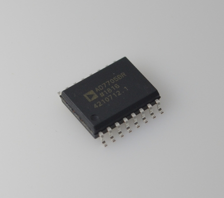 AD7705BRZ ADC 16 บิต ความละเอียดเสียงต่ํา 3V / 5V การทํางานบนชิป ฟิลเตอร์ SPI อินเตอร์เฟซ พลังงานต่ํา -40 °C ถึง + 85 °C ระดับอุตสาหกรรม