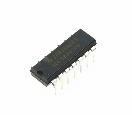 ADC0834CCN ADC 8 บิต 4 ช่องสัญญาณอินพุต ไฟเลี้ยง 5V Serial I/O ใช้พลังงานต่ำ 0°C ถึง +70°C อินเทอร์เฟซ MCU ง่าย โซลูชันคุ้มค่า