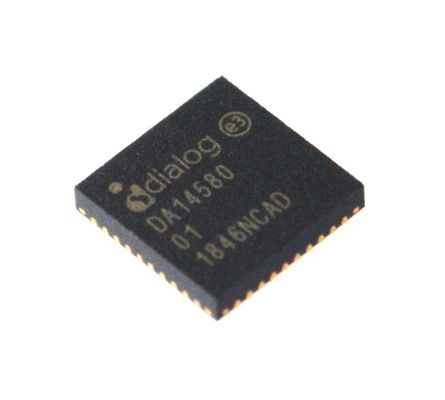 DA14580-01AT2 Bluetooth 5.0 SoC ด้วยพลังงานต่ําสุด 2.5x2.5mm ขนาด ARM Cortex-M0 ระยะเวลาการใช้งานแบตเตอรี่ยาว ความปลอดภัยหลายโปรโตคอลและการออกแบบ IoT ที่คุ้มค่า