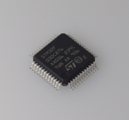 STM32F030C8T6 ไมโครคอนโทรลเลอร์ Cortex-M0 48MHz หน่วยความจำแฟลช 64KB แรม 8KB ADC 12 บิต ราคาประหยัด ทนทานต่อแรงดันไฟฟ้า 5V 37 GPIOs และช่วงอุณหภูมิกว้างสำหรับการออกแบบฝังตัวที่ทนทาน