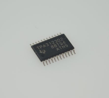 TPA3123D2PWPR ประเภท D แอมเปอร์ 15W สเตเรีย 92% ประสิทธิภาพ 8-26V การป้องกันความร้อนในอัตราการเข้าที่กว้าง ต่ํา THD + N การเริ่มต้นที่ไม่มีป๊อป คอมแพคต TSSOP-28 EMI ลดเสียง Hi-Fi