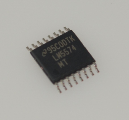 LM5574MTX ตัวแปลง DC/DC แบบ Step-Down 75V Wide Input 3A พร้อม MOSFET 170mΩ ในตัว ปรับความถี่ได้ 50kHz-1MHz ป้องกันความร้อน/UVLO/OCP -40°C ถึง +125°C แพ็คเกจ TSSOP-16