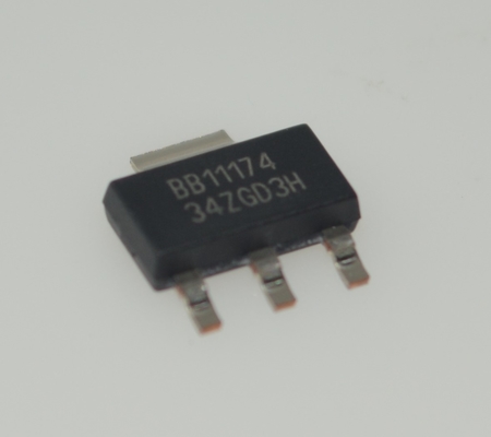 REG1117-3.3 ตัวควบคุมแรงดันไฟฟ้า 3.3V ความแม่นยำสูงพิเศษพร้อมการลดแรงดันไฟฟ้าต่ำมาก พร้อมขีดจำกัดกระแสไฟขาออก 1A การป้องกันความร้อน และเปิดใช้งานในแพ็คเกจขนาดเล็ก
