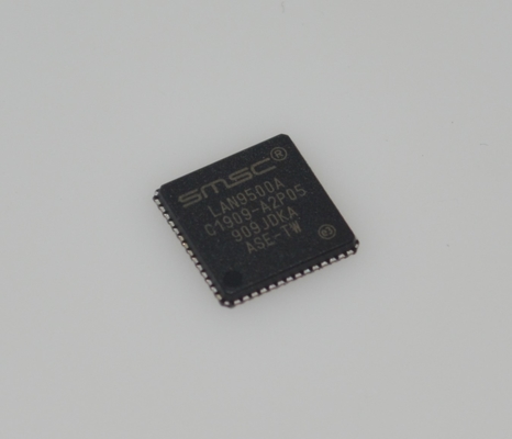 LAN9500A-ABZJ Advanced USB 2.0 to 10/100 Ethernet Controller with Hi-Speed 480Mbps Integrated MAC/PHY & EEPROM Ultra-Low Power Industrial Temp ESD ที่แข็งแกร่งและ QFN 36 ปินที่คอมแพคต์สําหรับการออกแบบที่ฝัง
