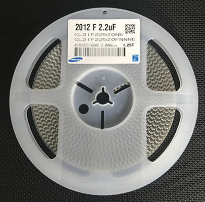 CL21F225ZOFNNNE MLCC 2.2µF High Capacitance ±80% Tol 25V Rating Z5U Dielectric 0805 Case Compact Size +10°C to +85°C Range General Purpose Tape and Reel