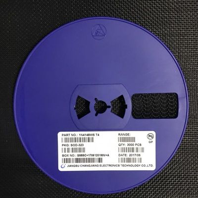 ไดโอดสวิตชิ่งความเร็วสูง 1N4148WS พร้อมพิกัด 100V กระแส 150mA ความจุต่ำพิเศษ 2pF การกู้คืน 4ns แพ็คเกจขนาดเล็ก SOD-323 ได้รับการรับรอง AEC-Q101 สำหรับยานยนต์และแอปพลิเคชันทั่วไป