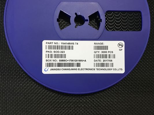 ไดโอดสวิตชิ่งความเร็วสูง 1N4148WS พร้อมพิกัด 100V กระแส 150mA ความจุต่ำพิเศษ 2pF การกู้คืน 4ns แพ็คเกจขนาดเล็ก SOD-323 ได้รับการรับรอง AEC-Q101 สำหรับยานยนต์และแอปพลิเคชันทั่วไป