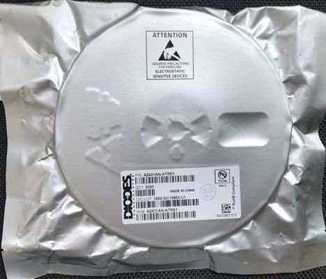 AZ431AN-ATRE1 ตัวควบคุมแบบชิ้นท์ 2.5-36V พร้อมความแม่นยำ ±0.5% 100mA Sink อิมพีแดนซ์ต่ำ SOT-23-3 -40°C ถึง +105°C AEC-Q100 แบบเทปและรีล