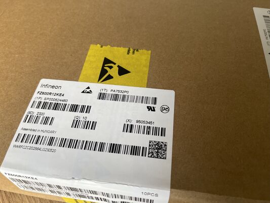 FZ600R12KE4HOSA1 โมดูล IGBT 1200V/600A สวิตชิ่งความเร็วสูง VCE(sat) ต่ำ การสูญเสียต่ำ หมุดแบบกดพอดี ฐานฉนวน เซ็นเซอร์ NTC ระดับอุตสาหกรรม สำหรับไดรฟ์งานหนักและตัวแปลงกระแสไฟฟ้าจากลม