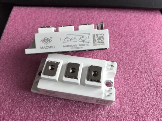 MMG200Q120B6TC 1200V 200A SiC Half-Bridge Module Low Rds ((on) การสลับเร็ว ความถี่สูง ความร้อนสูง การทํางานความสูญเสียต่ํา เกรดอุตสาหกรรมสําหรับ PV & UPS
