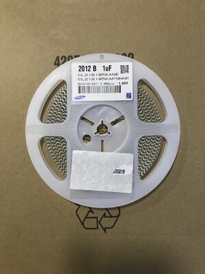 MLCC X7R 1µF ความจุสูงในเคส 1206 พิกัด 50V เสถียรภาพอุณหภูมิกว้าง ESR/ESL ต่ำ รองรับกระแสไฟกระเพื่อมสูง ประสิทธิภาพที่แข็งแกร่งสำหรับการกรองพลังงานและการใช้งานแยกส่วนในอุตสาหกรรม