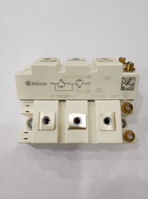 FF75R12RT4 1200V 75A IGBT Module Vce ((sat) ต่ํา ความแข็งแรงของวงจรสั้นสูง ความสูญเสียการสลับต่ํา ความโดดเดี่ยวสูงสําหรับเครื่องขับเคลื่อนอุตสาหกรรมและ UPS Inverters