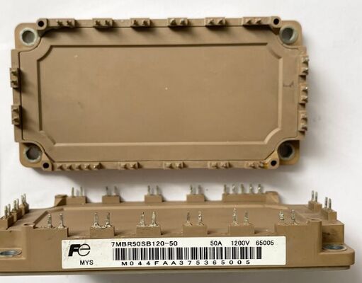 7MBR50SB120-50 1200V 50A โมดูล PIM รวม Rectifier เบรกและอินเวอร์เตอร์ สูญเสียน้อย ฉนวนสูงในตัว NTC แพ็คเกจขนาดกะทัดรัด สำหรับไดรฟ์มอเตอร์ขนาดกะทัดรัด