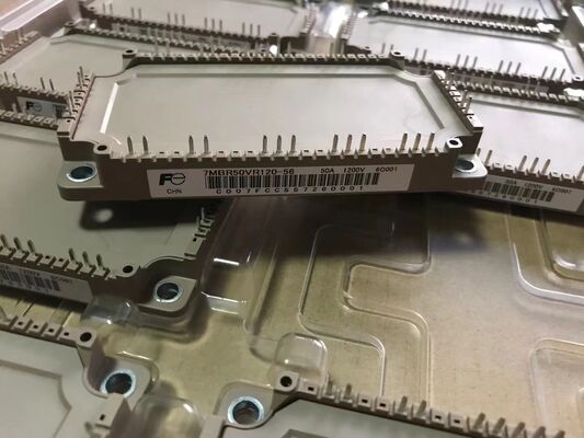 7MBR50VR120-56 1200V 50A PIM Module Integrated Rectifier Inverter and Brake Loss Low High Isolation Built-in NTC Package Compact สําหรับเครื่องขับเคลื่อนมอเตอร์อุตสาหกรรมและ UPS