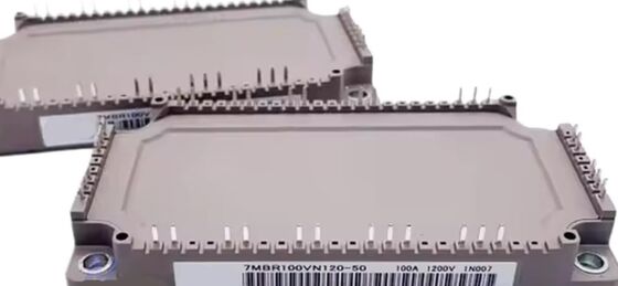 7MBR100VN120-50 1200V 100A PIM Module Integrated Rectifier and Inverter Loss Low High Isolation Built-in NTC Package Compact สําหรับเครื่องขับเคลื่อนมอเตอร์อุตสาหกรรมและ UPS