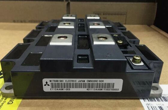 CM900HC-90H 900V 900A โมดูล IGBT กระแสสูง VCEต่ํา ((sat) 2.7V ความแข็งแรงของวงจรสั้นสูง ความสูญเสียการสลับต่ํา การแยกแยกสูงสําหรับเครื่องขับเคลื่อนอุตสาหกรรมหนักและ Mega UPS