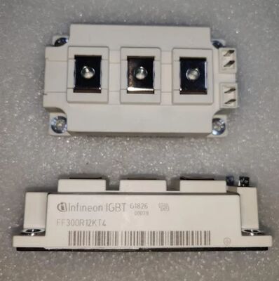 FF300R12KT4 1200V 300A IGBT โมดูล VCE ต่ํา ((sat) ความแข็งแรงของวงจรสั้นสูง ความสูญเสียการสลับต่ํา ความโดดเดี่ยวสูงสําหรับเครื่องขับเคลื่อนอุตสาหกรรมหนักและ UPS พลังงานสูง