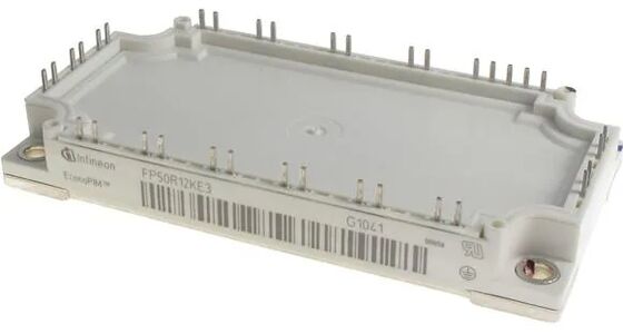 FP50R12KE3 1200V 50A PIM IGBT Module TRENCHSTOP TM IGBT3 VCE ต่ํา ((sat) ความสูญเสียการสลับต่ํา เครื่องปรับที่บูรณาการและเบรค NTC ฐานทองแดงสําหรับเครื่องขับเคลื่อนมอเตอร์