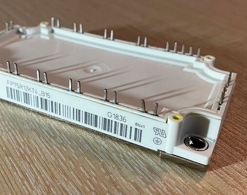 โมดูล PIM IGBT FP75R12KT4 B15 1200V 75A TRENCHSTOP™ IGBT4 การสูญเสียการสวิตช์ต่ำ ไดโอดเรียงกระแสและเบรกในตัว แผ่นฐานทองแดง NTC ความถี่สวิตช์สูงสำหรับไดรฟ์มอเตอร์