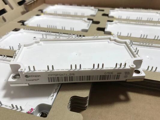 FP75R12KT4 B16 1200V 150A PIM IGBT Module Trench Field Stop Low VCE ((sat) 2.25V Integrated Rectifier และ NTC Copper Baseplate การทํางาน 150 °C สําหรับเครื่องขับเคลื่อนมอเตอร์และ UPS